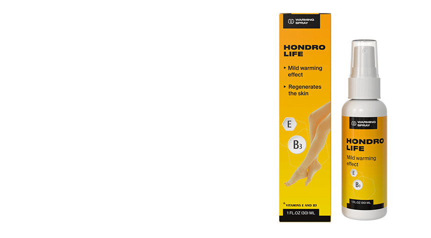 HondroLife spray naturale per articolazioni con artiglio del diavolo e arnica